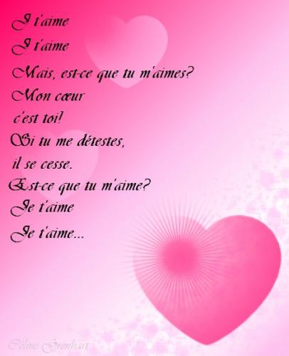 je t'aime 