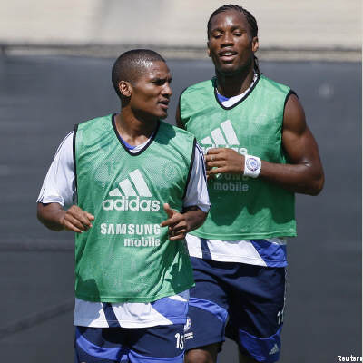 malouda et drogba les deux amis depuis longtemps