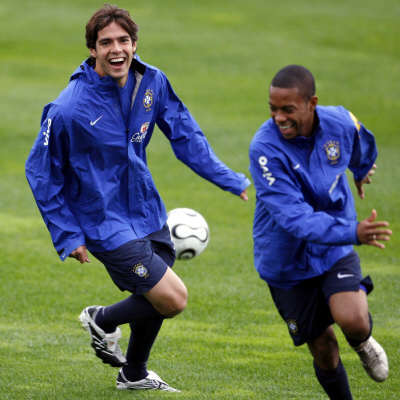 Kaka et Robinho